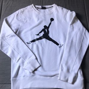 White Jordan sweatshirt